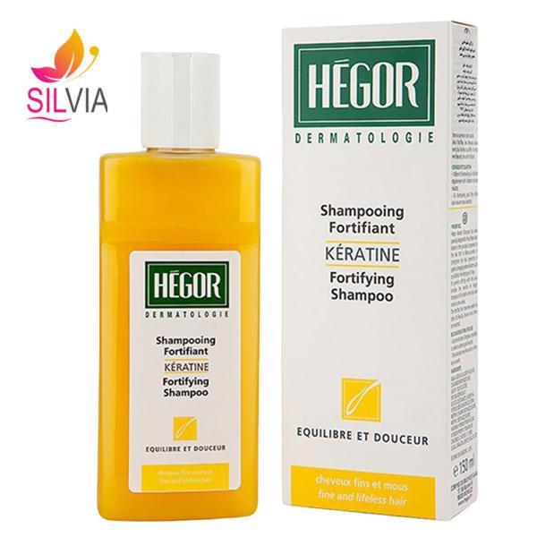 شامپو کراتین تقویت کننده موی نازک و شکننده هگور شامپو کراتین تقویت کننده موی نازک و شکننده هگور