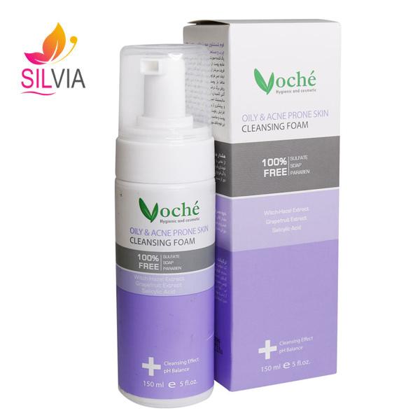 فوم شستشوی صورت مناسب پوست چرب و مستعد آکنه وچه فوم شستشوی صورت مناسب پوست چرب و مستعد آکنه وچه