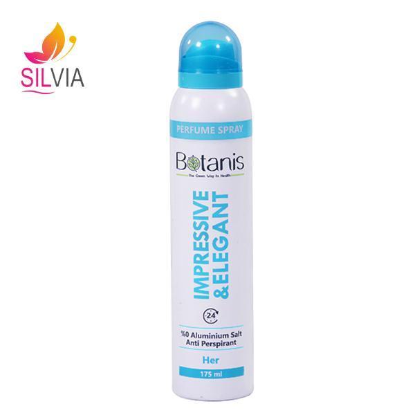 اسپری بدن عطری خانمها الگانت بوتانیس رایحه IMPRESSIVE & ELEGANT اسپری بدن عطری خانمها الگانت بوتانیس رایحه IMPRESSIVE & ELEGANT