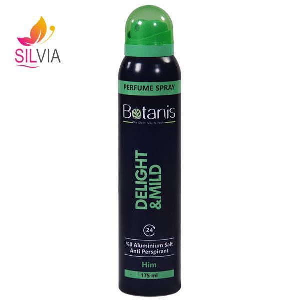 ۱۰۰ اسپری عطری بدن آقایان دیلایت بوتانیس DELIGHT & MILD