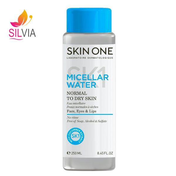 محلول پاک کننده آرایش پوست نرمال تا خشک اسکین وان محلول پاک کننده آرایش پوست نرمال تا خشک اسکین وان