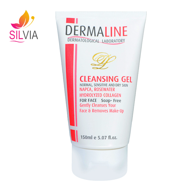 ژل شوینده صورت مناسب پوست خشک و حساس درمالاین ژل شوینده صورت مناسب پوست خشک و حساس درمالاین