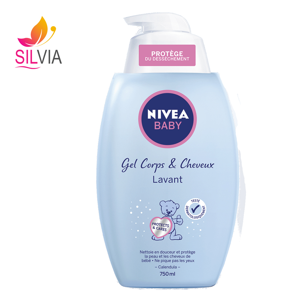 شامپو بچه سر و بدن نیوآ مدل protect and cares حجم ۷۵۰ میلی لیتر شامپو بچه سر و بدن نیوآ مدل protect and cares حجم 750 میلی لیتر