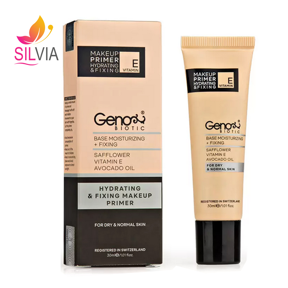 پرایمر صورت بایوتیک پوست خشک و معمولی ژنو GENO BIOTIC HYDRATING AND FIXING MAKEUP PRIMER FOR DRY AND NORMAL SKIN 30ML پرایمر صورت بایوتیک پوست خشک و معمولی ژنو GENO BIOTIC HYDRATING AND FIXING MAKEUP PRIMER FOR DRY AND NORMAL SKIN 30ML