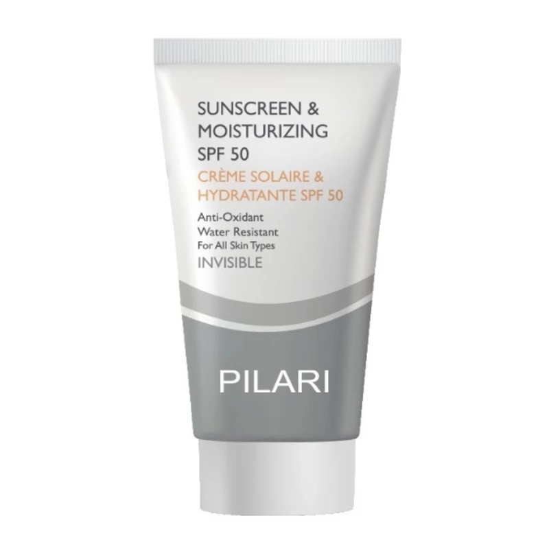کرم ضد آفتاب بی رنگ پیلاری (SPF50) 50 میلی لیتر کرم ضد آفتاب بی رنگ پیلاری (SPF50) 50 میلی لیتر