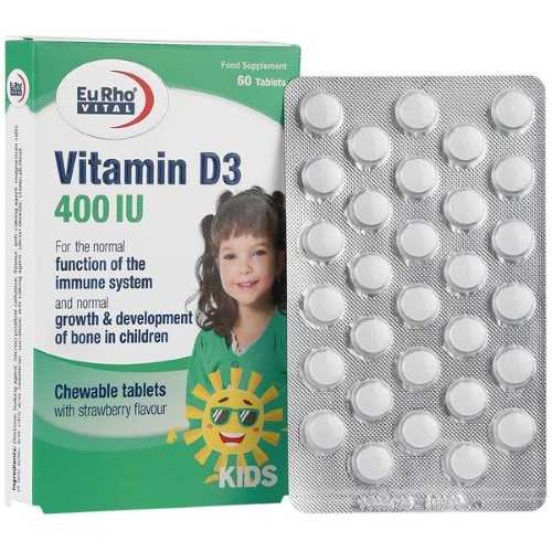 Eurhovital Vitamin D3 4000 IU - 60Tabs